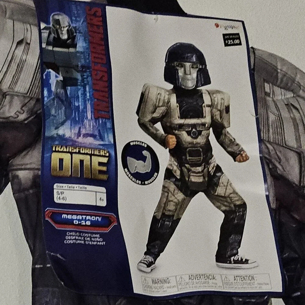 NWT Megatron Transformers One Halloween Costume Disguise Boys Small 4-6 - Picture 3 of 7